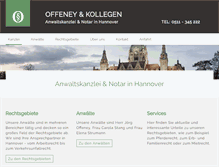 Tablet Screenshot of offeney.de